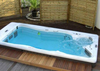 swim spa, hot tub installation