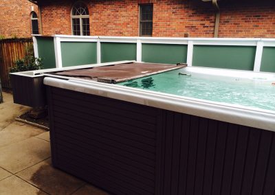 swim spa, hot tub installation